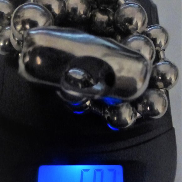 JW2 NECKLACE & EARRINGS Stainless Steel Necklace Silver Earrings Clip on Earring - Picture 3 of 11